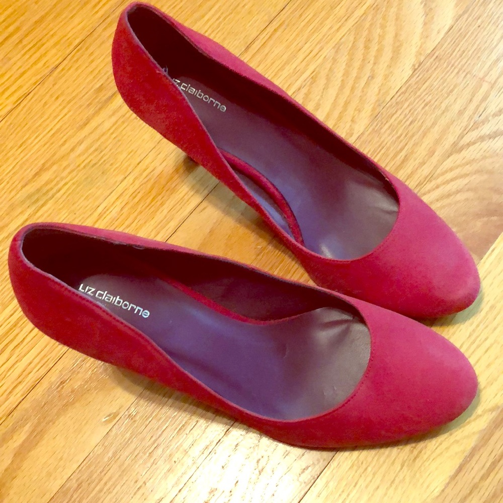 🔹3/$10🔹 Liz Clairborne red heels